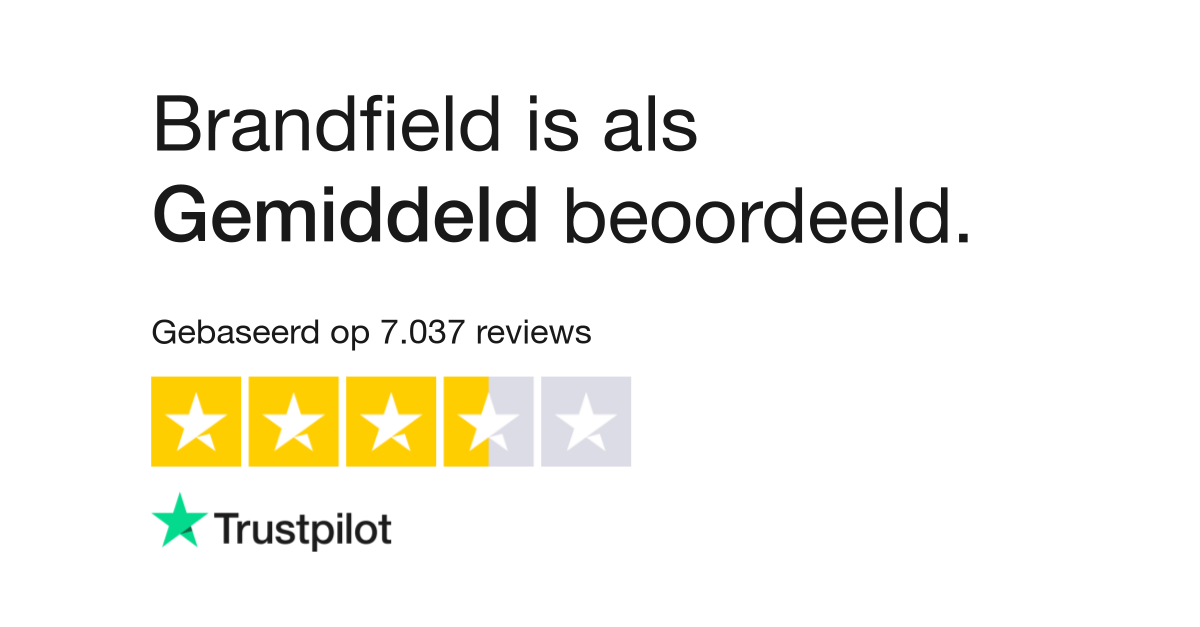 snap Ru Verzoekschrift Brandfield reviews | Bekijk consumentenreviews over brandfield.nl | 5 van  257