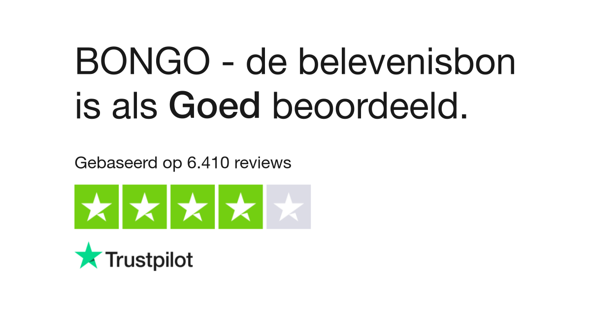te ontvangen Luchtvaart beproeving BONGO - de belevenisbon reviews | Bekijk consumentenreviews over  www.bongo.be | 147 van 165