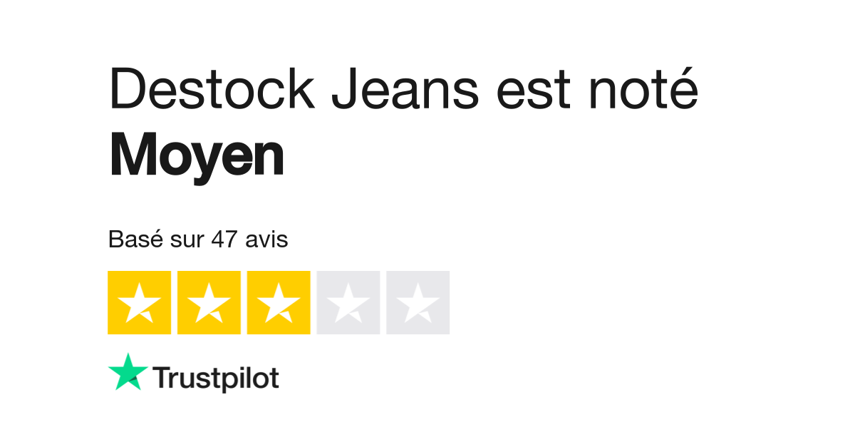 Destock jean clearance