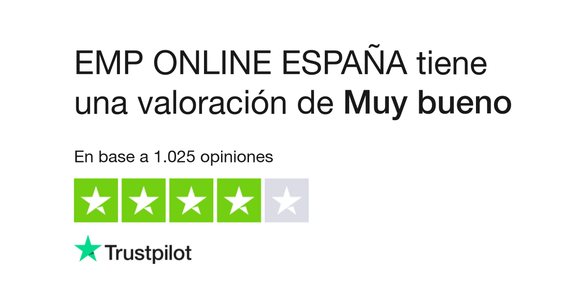 Opiniones sobre EMP ONLINE ESPAÑA | Lee las opiniones sobre el servicio