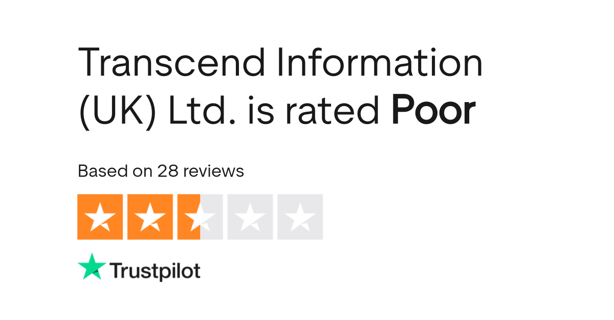 Transcend Information (UK) Ltd. Reviews Read Customer