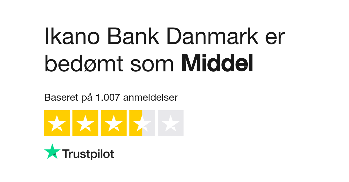 Anmeldelser af Ikano Bank Danmark | Læs kundernes anmeldelser af   | 2 af 34