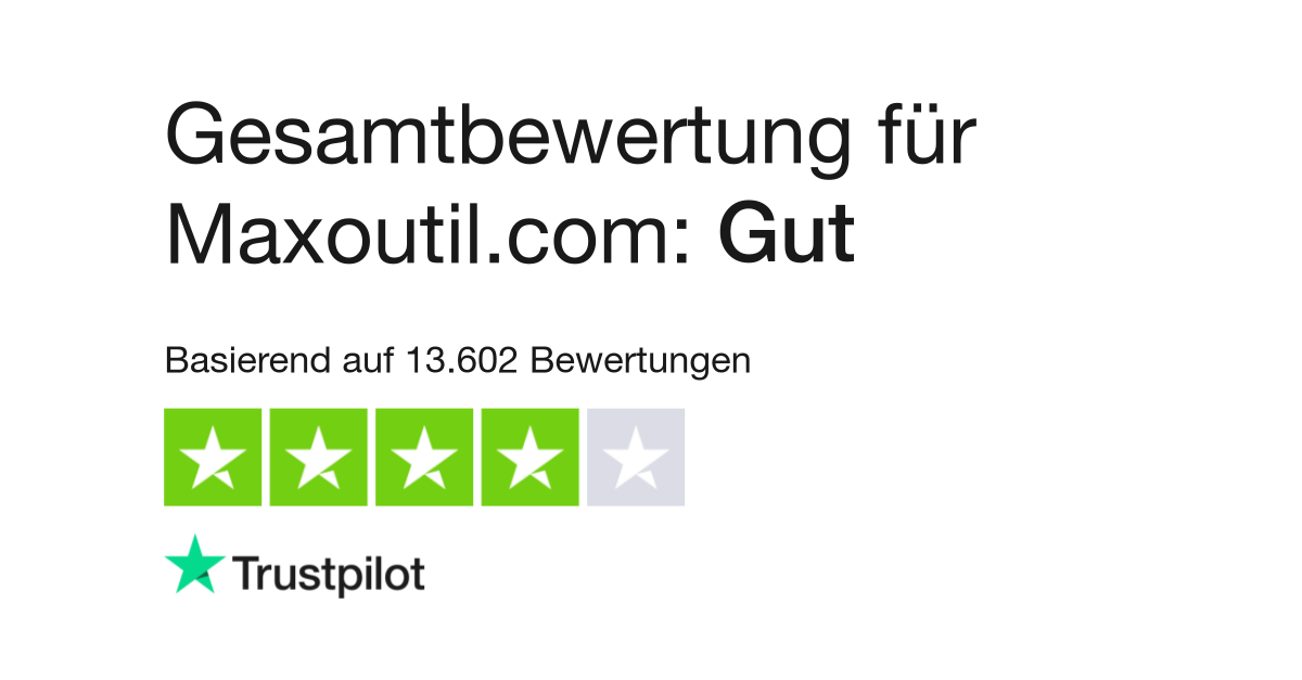 Bewertungen Zu Maxoutil Lesen Sie Kundenbewertungen Zu Maxoutil Com