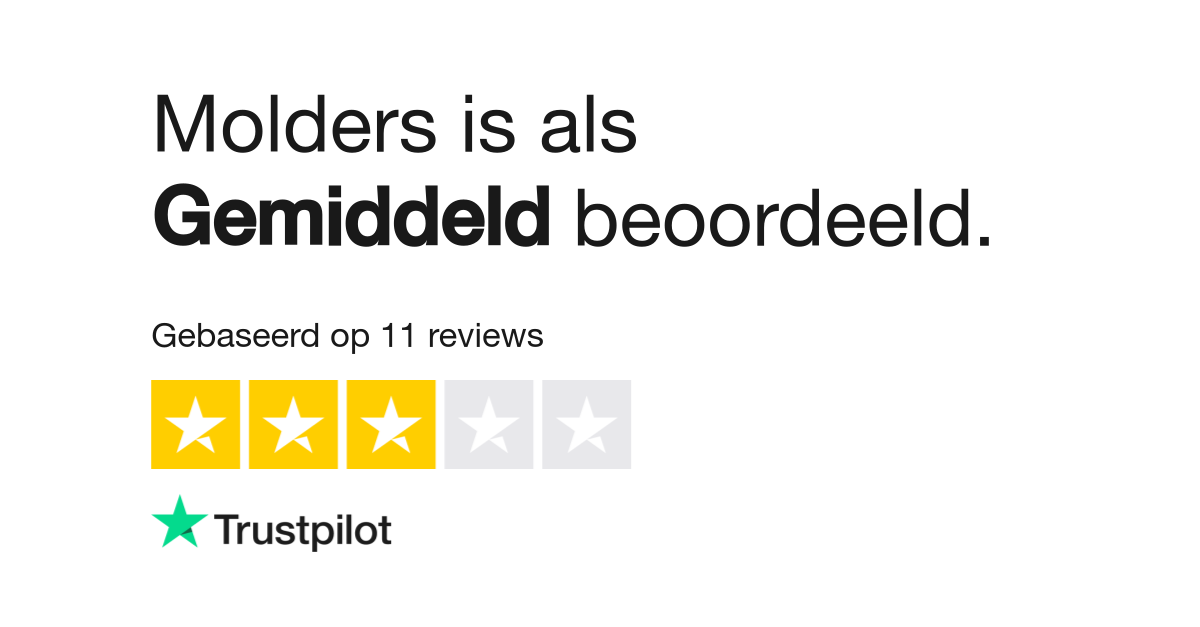 Molders reviews Bekijk consumentenreviews over www.molders.be