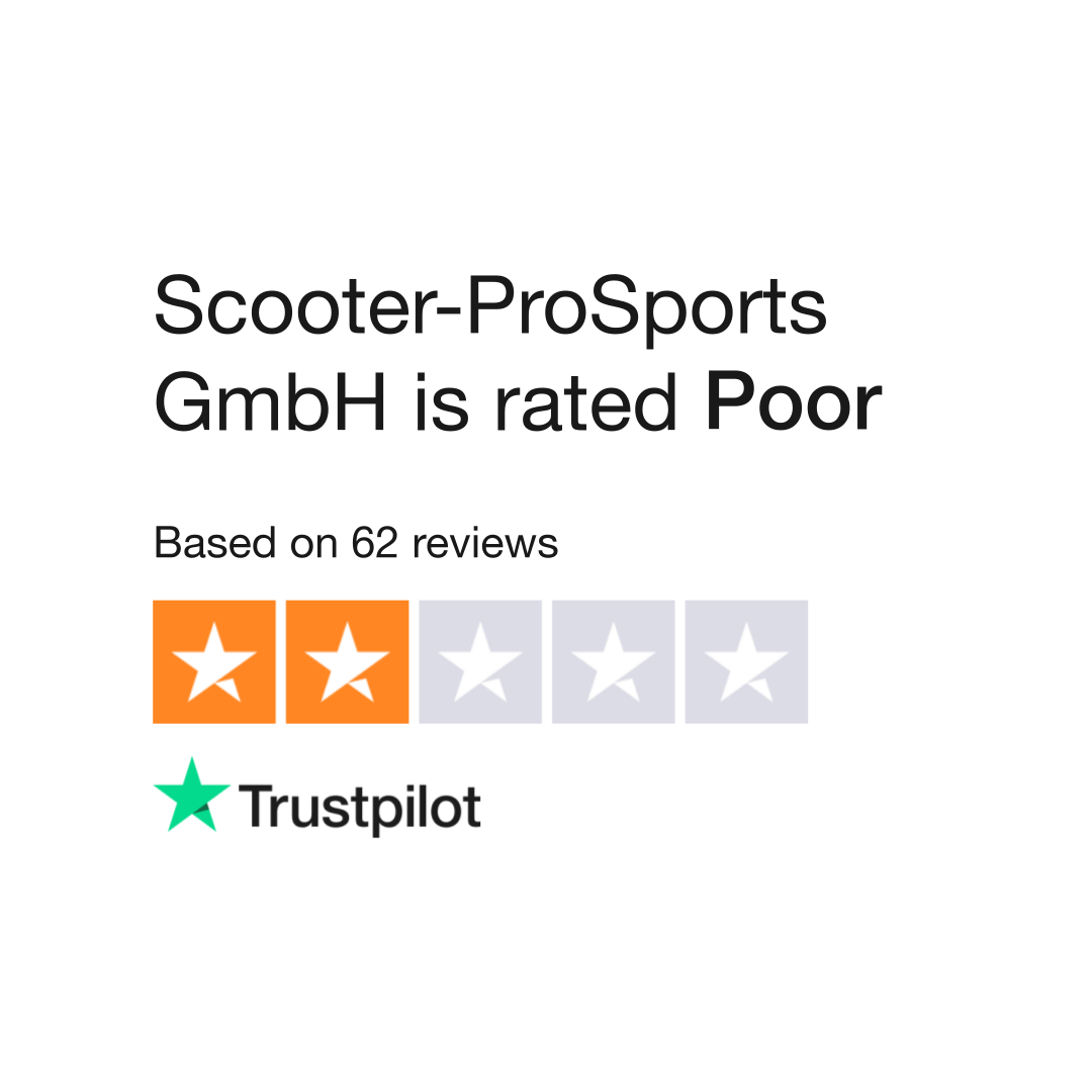 tryk forestille Spænde Scooter-ProSports GmbH Reviews | Read Customer Service Reviews of www. scooter-prosports.com