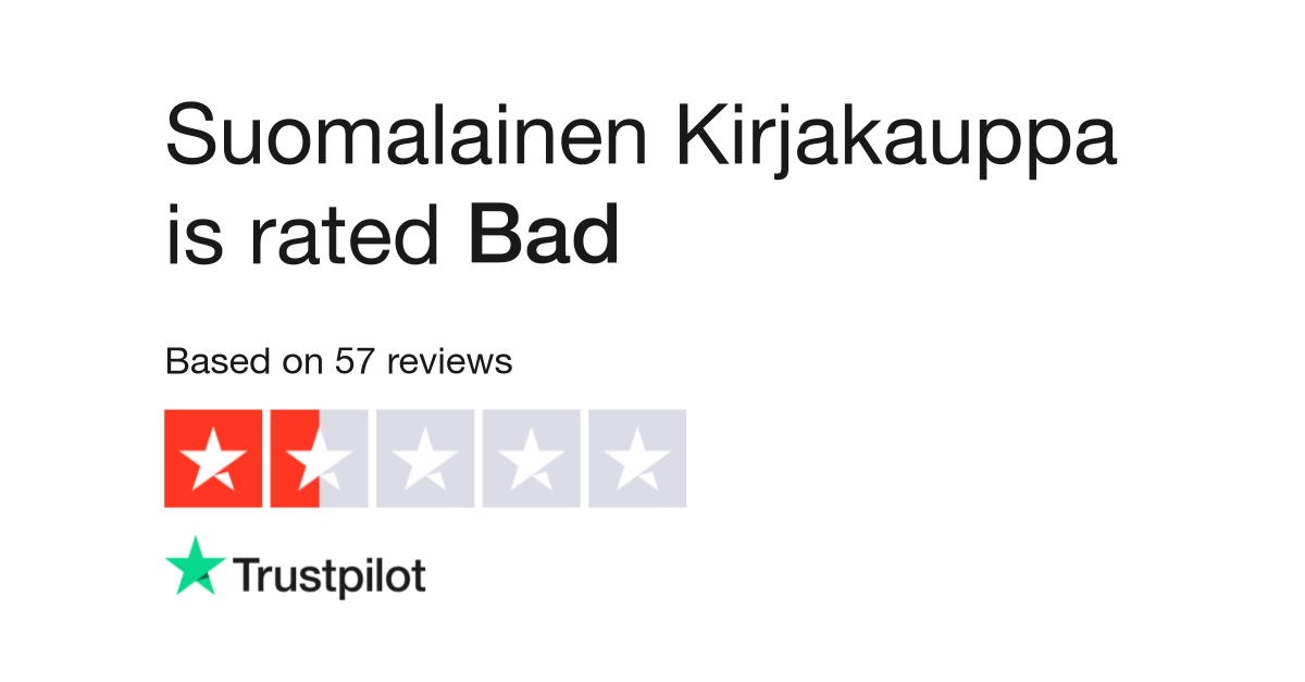 Suomalainen Kirjakauppa Reviews | Read Customer Service Reviews of  