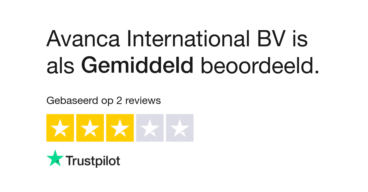 Leven van ontvangen Ver weg Avanca International BV reviews | Bekijk consumentenreviews over avanca.nl