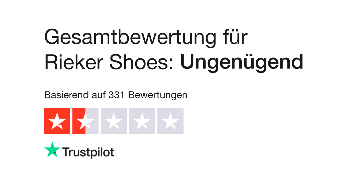 Bewertungen zu Rieker Shoes Lesen Sie Kundenbewertungen zu rieker.com