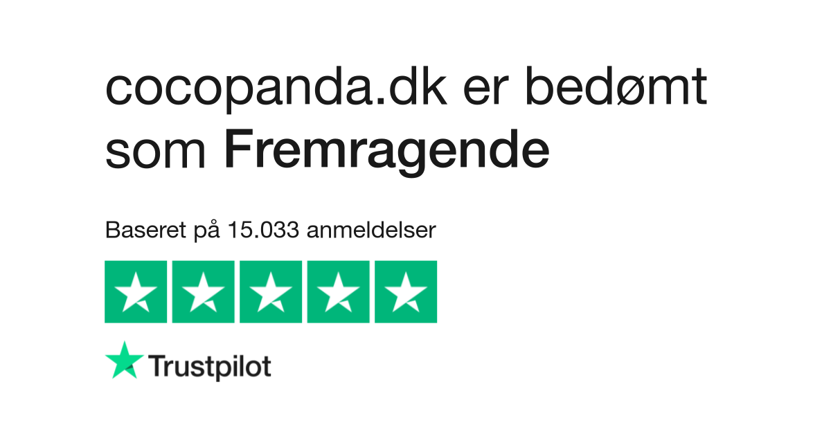Gå forud sikkerhedsstillelse Karakter Anmeldelser af cocopanda.dk | Læs kundernes anmeldelser af www.cocopanda.dk  | 4 af 627