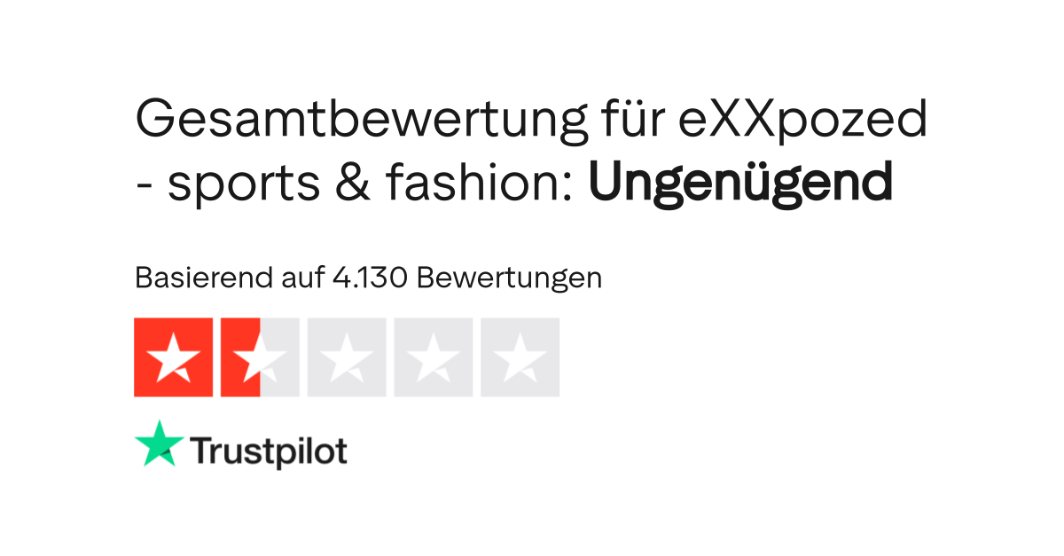 Bewertungen zu eXXpozed sports & fashion Lesen Sie