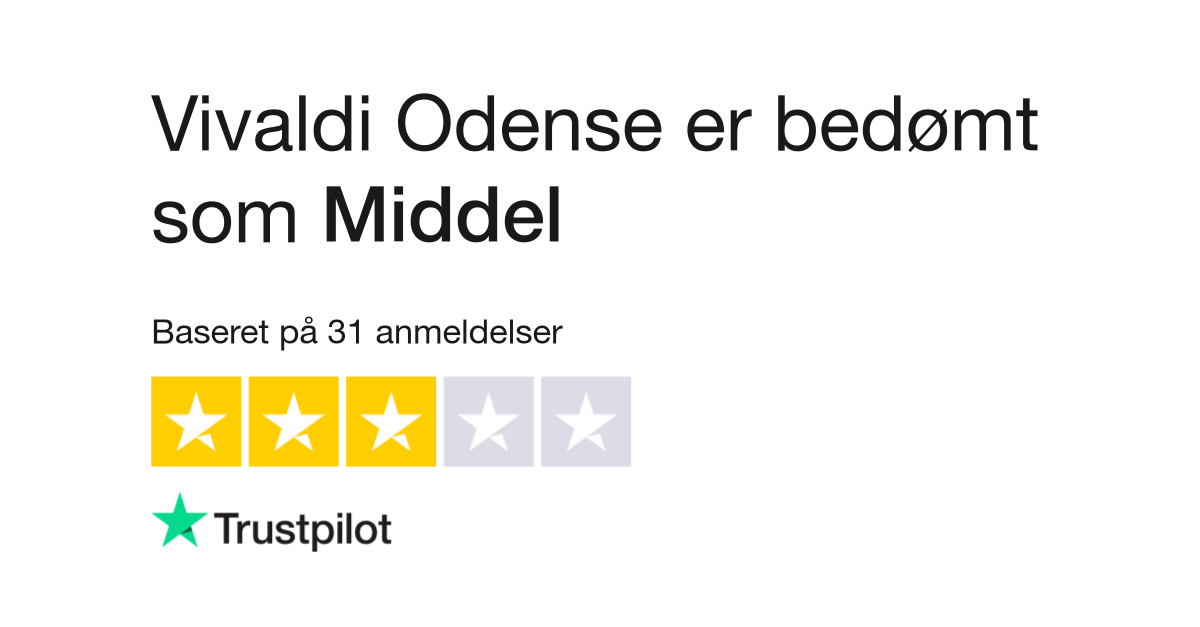 kaptajn etage Overholdelse af Anmeldelser af Vivaldi Odense | Læs kundernes anmeldelser af vivaldi-odense .dk
