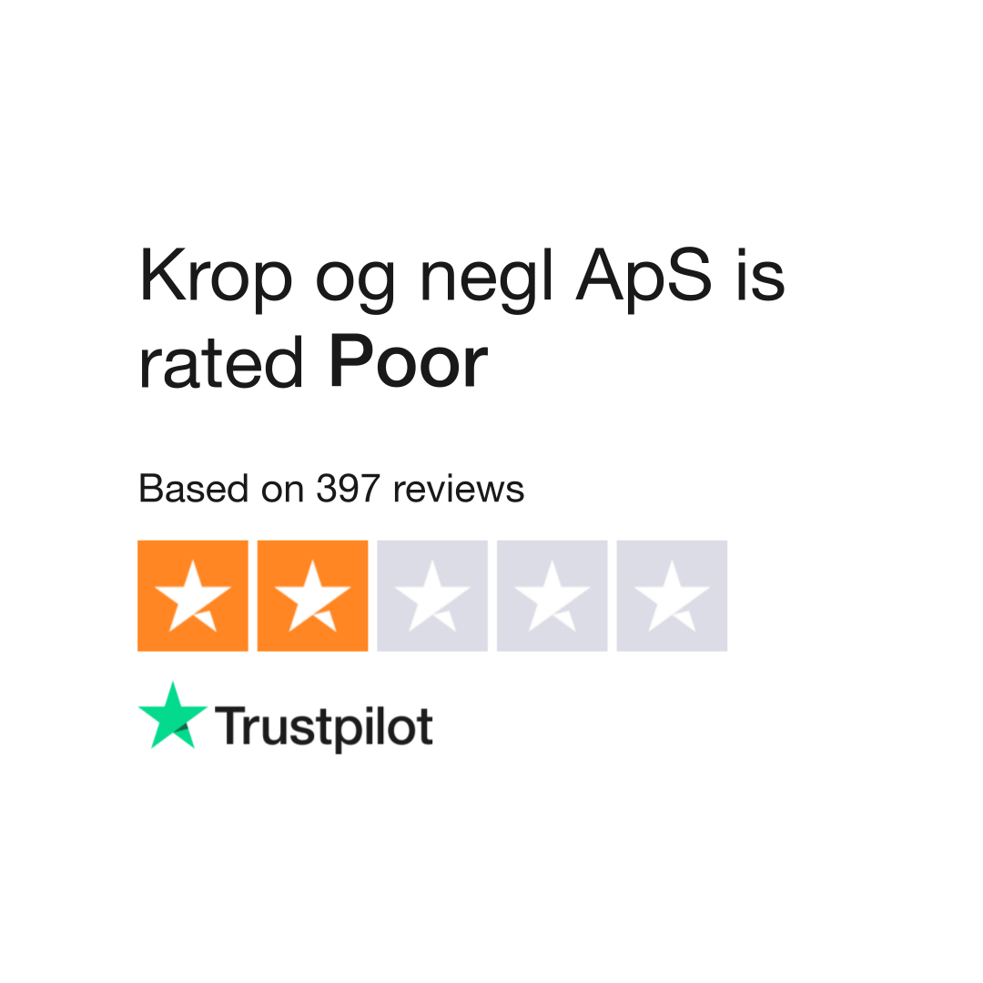 Hylde kul frø Krop og negl ApS Reviews | Read Customer Service Reviews of kropognegl.dk