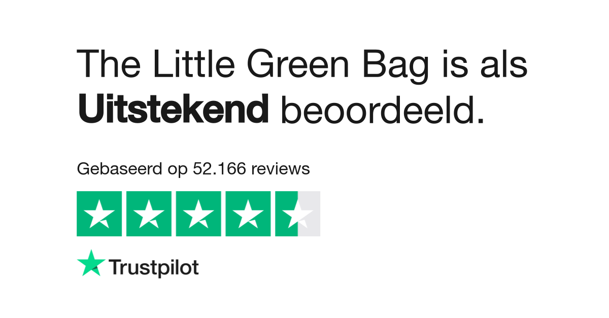 The Little Green Bag reviews Bekijk consumentenreviews over thelittlegreenbag.nl