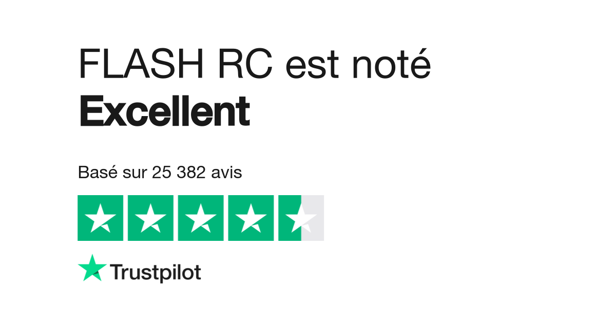 Avis de FLASH RC Lisez les avis marchands de