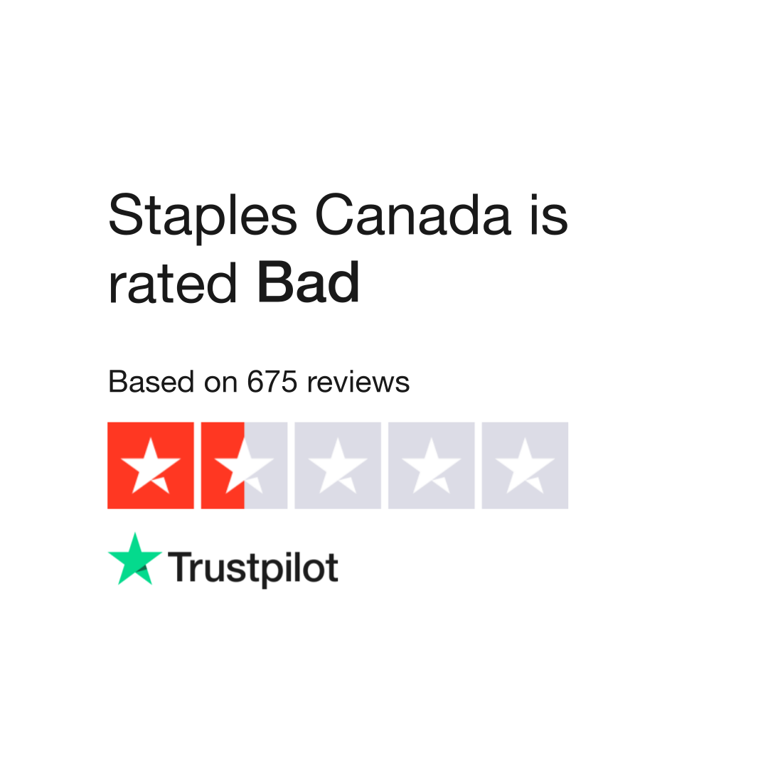 157 Staples Canada Reviews  staples.ca @ PissedConsumer