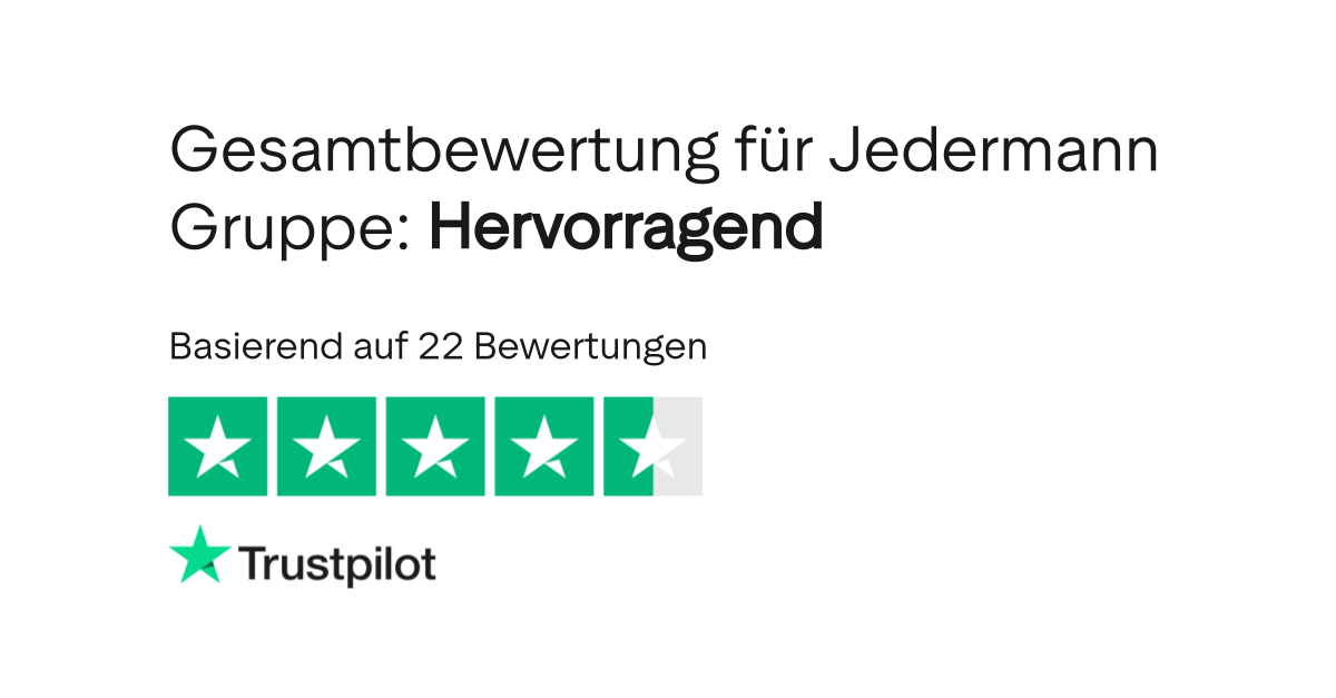 Bewertungen Zu Jedermann Gruppe Lesen Sie Kundenbewertungen Zu Jedermann Gruppe De
