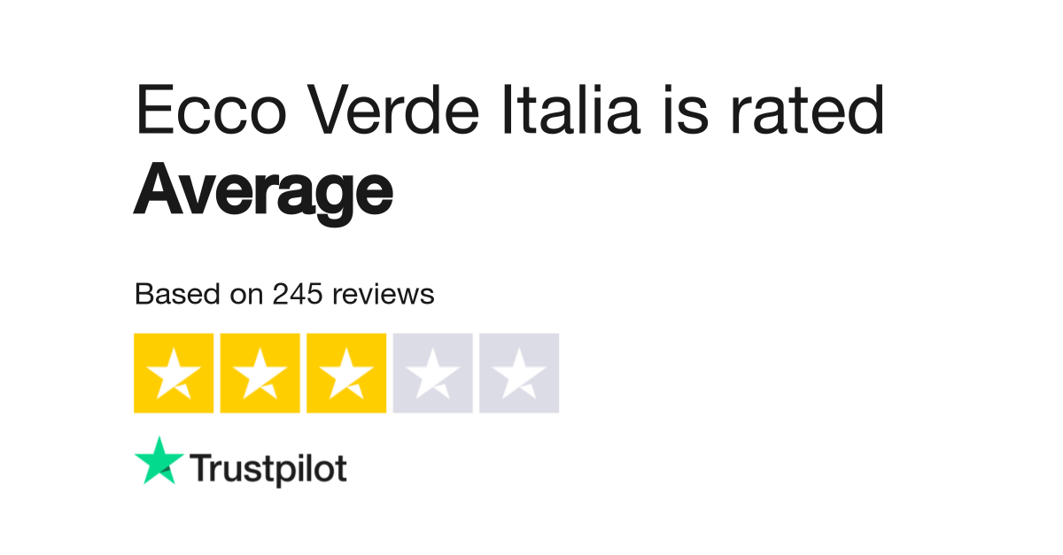 Ecco Verde | Read Customer Service Reviews of ecco-verde.it