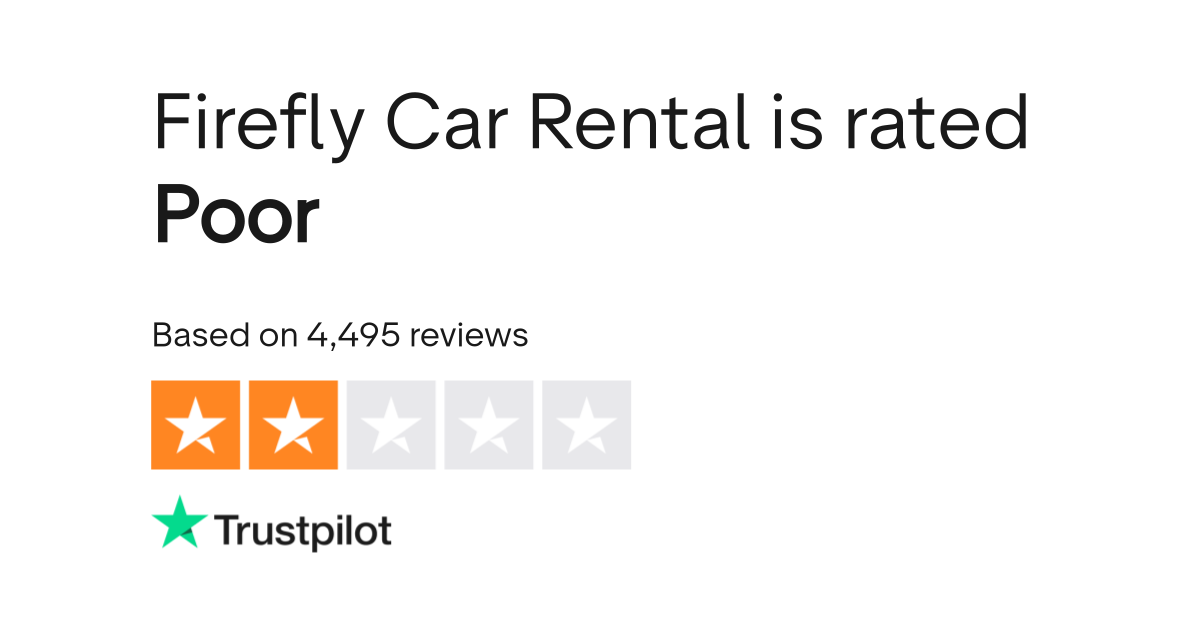Firefly Car Rental Reviews Read Customer Service Reviews of
