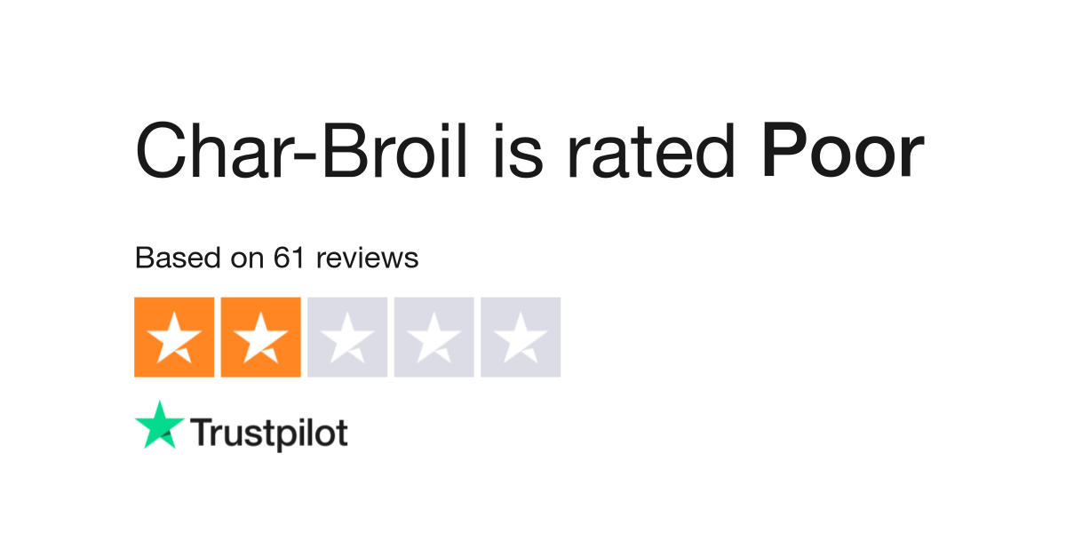 Char Broil Reviews Read Customer Service Reviews of www