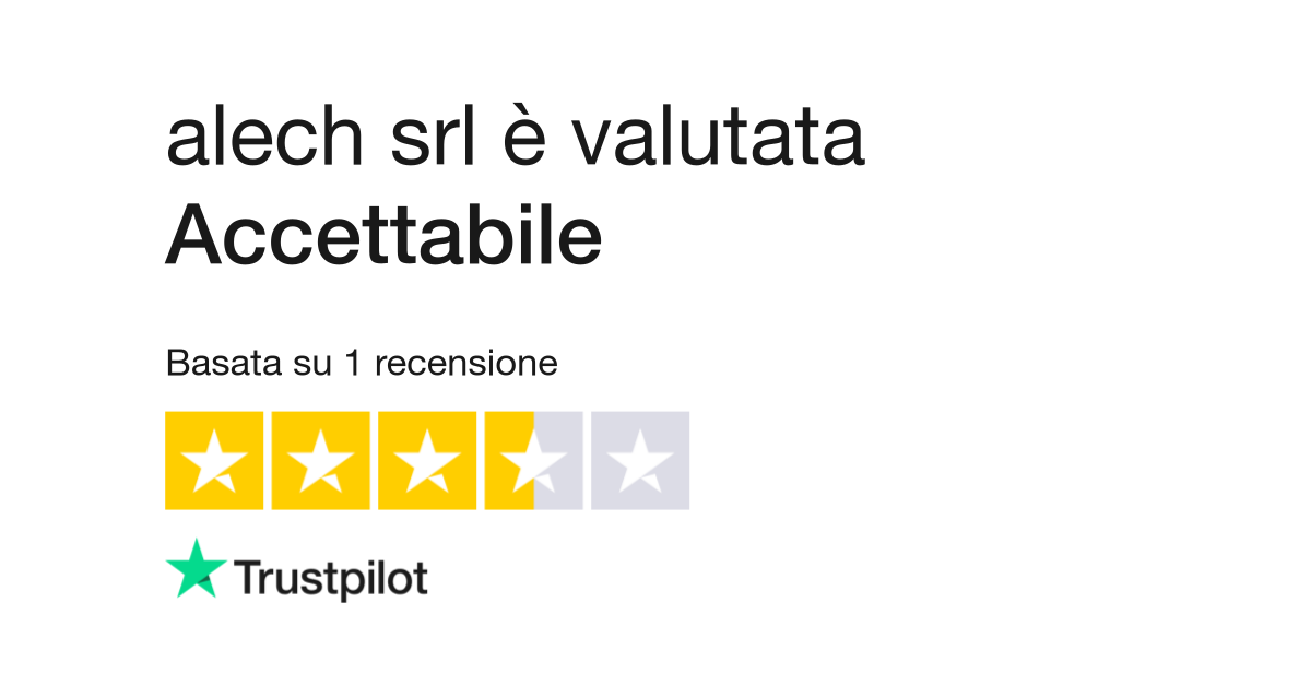 alech srl  Leggi le recensioni dei servizi di www.a-shop.it