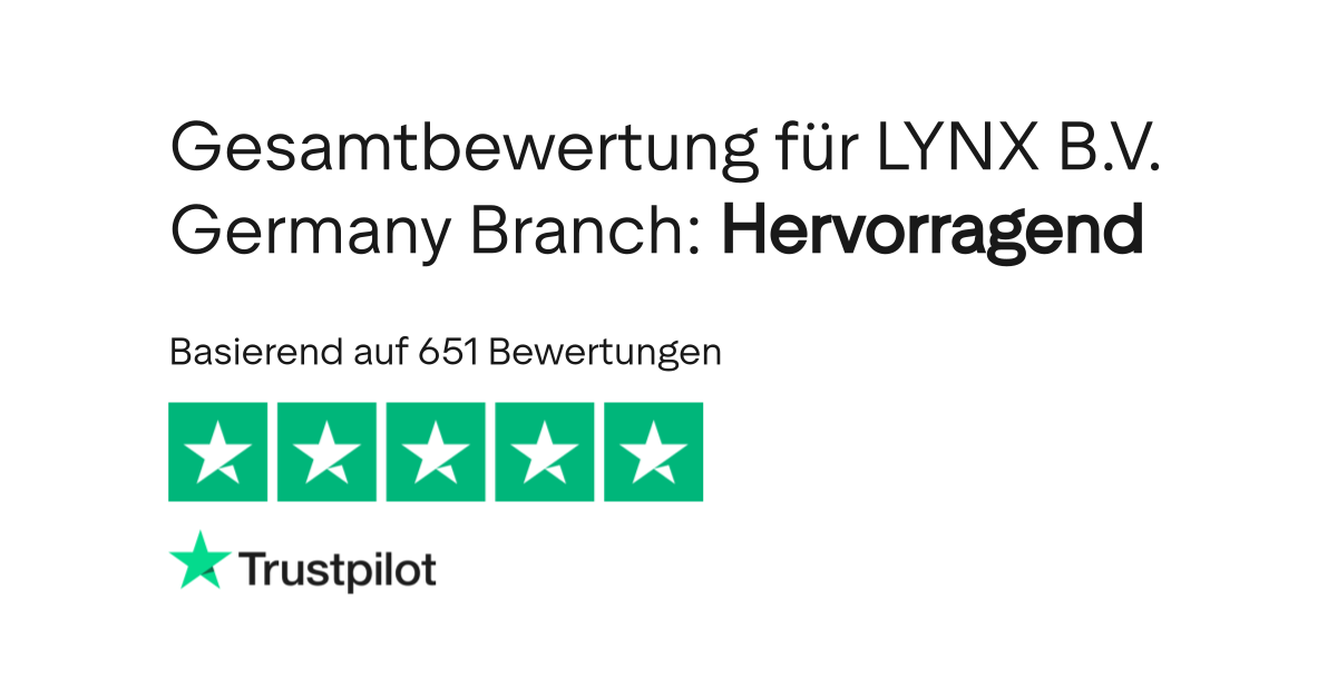 Bewertungen zu LYNX B.V. Germany Branch | Lesen Sie Kundenbewertungen ...
