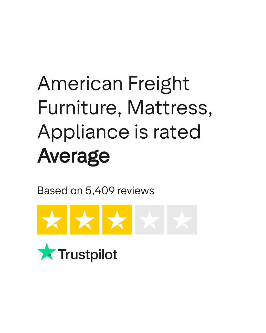 American Freight Furniture, Mattress, Appliance Reviews Read Customer