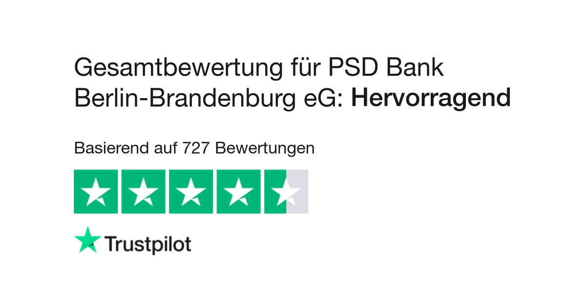 Bewertungen Zu Psd Bank Berlin Brandenburg Eg Lesen Sie Kundenbewertungen Zu Psd Berlin Brandenburg De