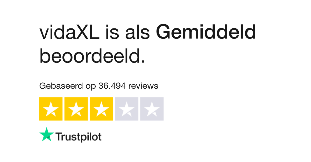 Rechtzetten Hoe Architectuur vidaXL reviews | Bekijk consumentenreviews over vidaxl.nl