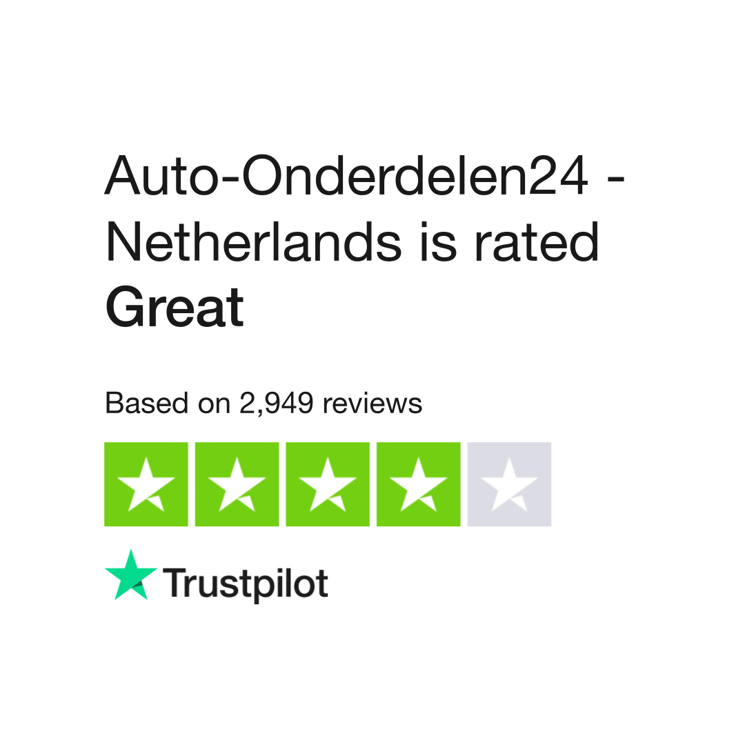 Voorman Geurig Toelating Auto-Onderdelen24 - Netherlands Reviews | Read Customer Service Reviews of  auto-onderdelen24.nl