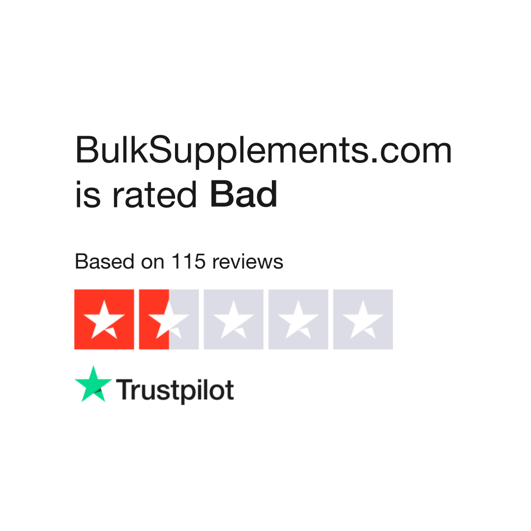 Bulk Supplements packaging and product review. 
