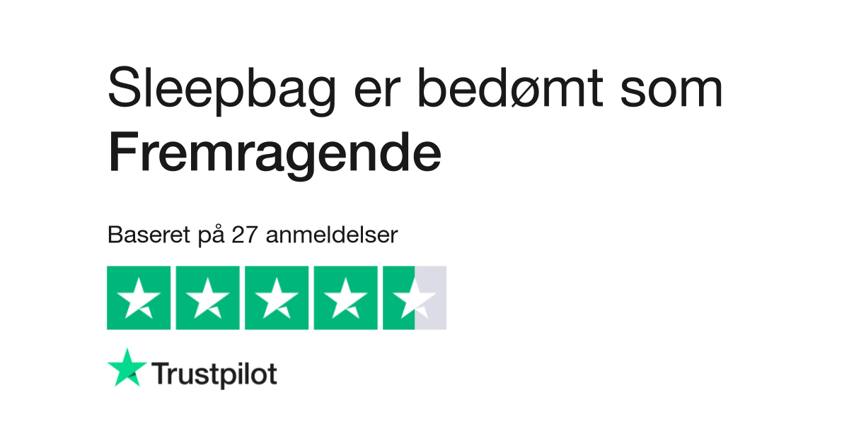 Anmeldelser af Sleepbag | Læs af sleepbag.dk