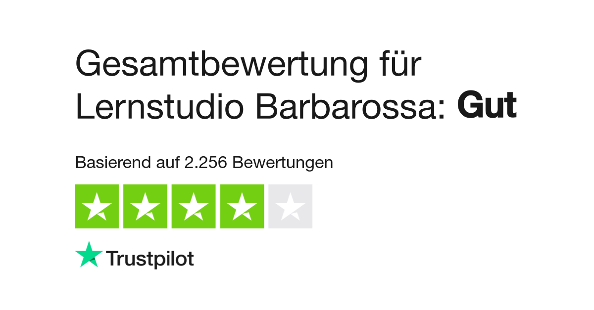 Bewertungen Zu Lernstudio Barbarossa Lesen Sie Kundenbewertungen Zu Lernstudio Barbarossa De