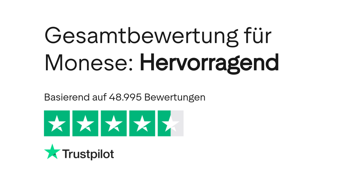 Bewertungen Zu Monese Lesen Sie Kundenbewertungen Zu Www Monese Com