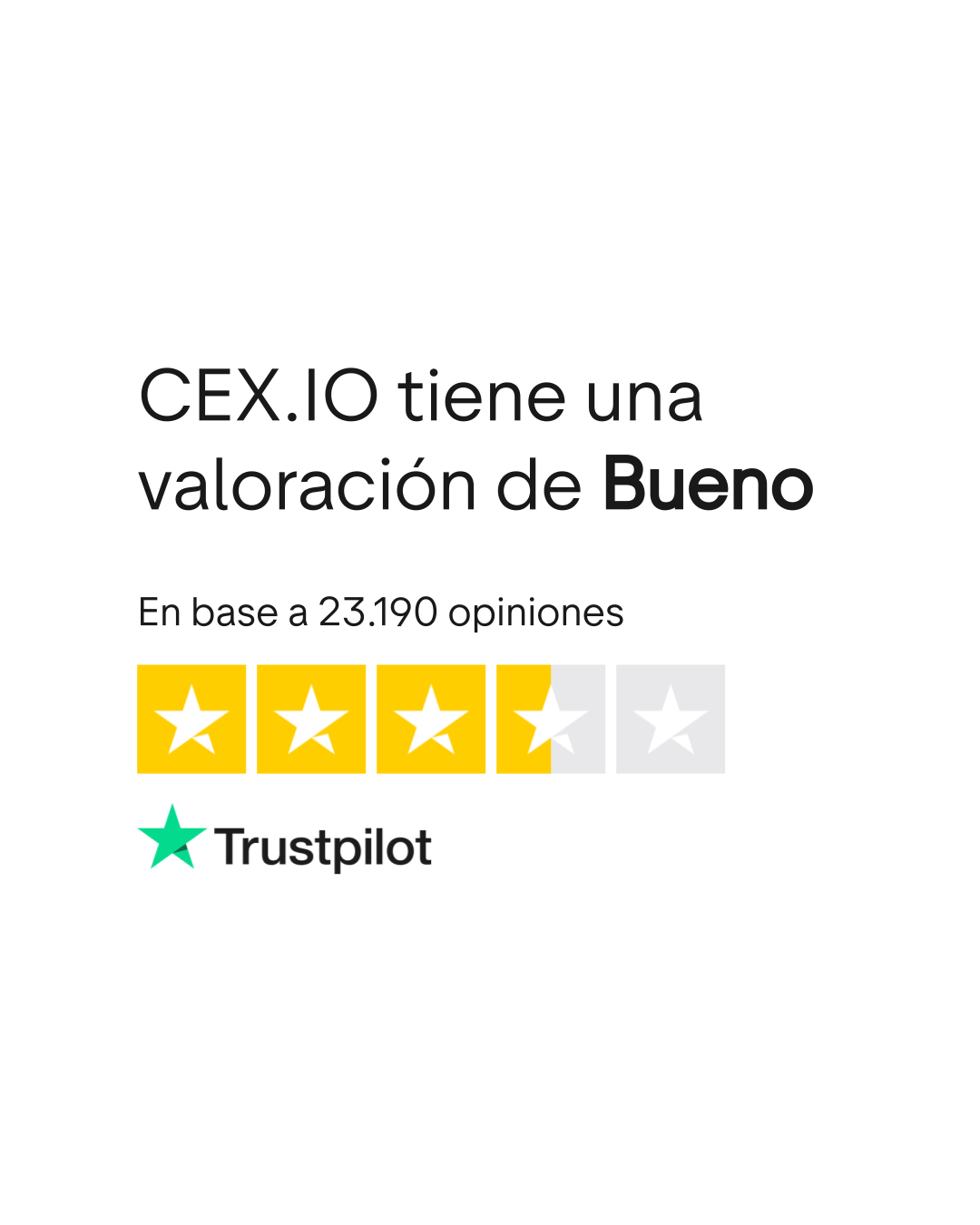Opiniones sobre CEX.IO | Lee las opiniones sobre el servicio de cex.io