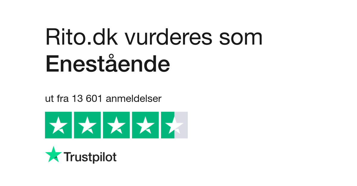 fyrretræ Læs svejsning Anmeldelser av Rito.dk | Les kundenes anmeldelser av rito.dk