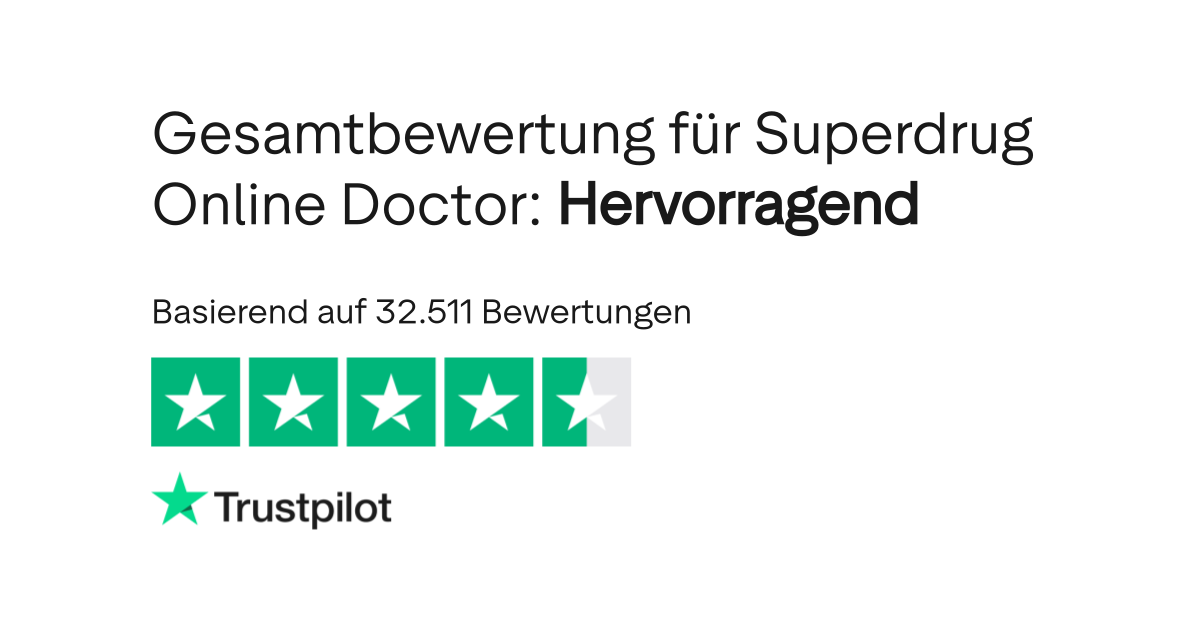 Bewertungen zu Superdrug Online Doctor Lesen Sie Kundenbewertungen zu
