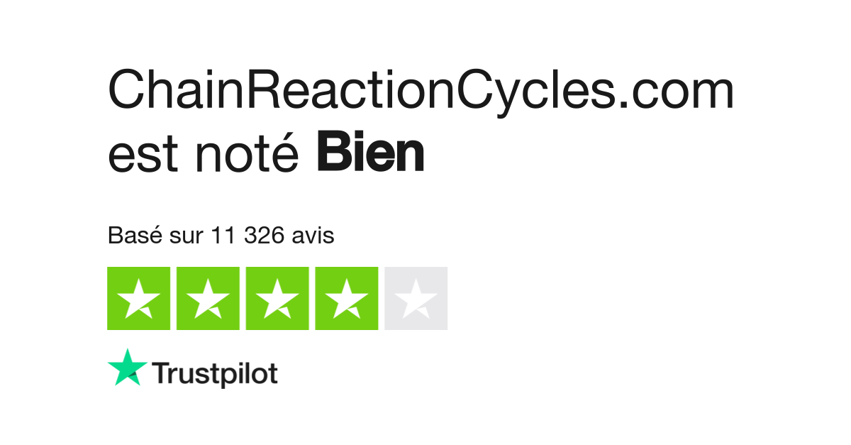 Avis de ChainReactionCycles Lisez les avis marchands de www