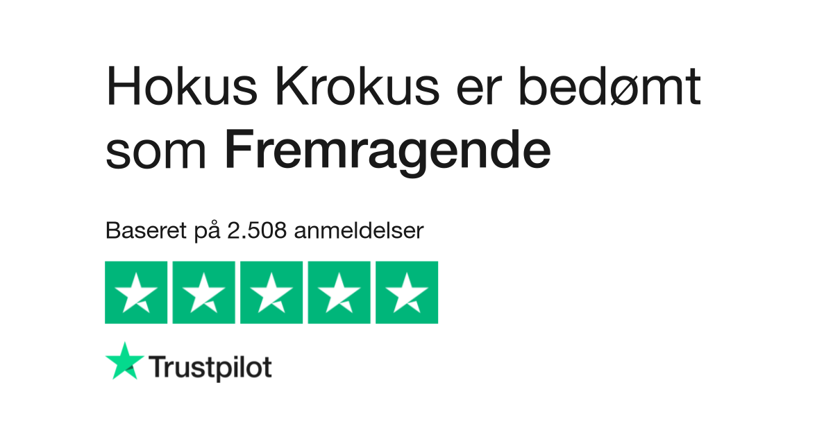 Anmeldelser af Krokus | Læs anmeldelser af www.hokuskrokus .dk