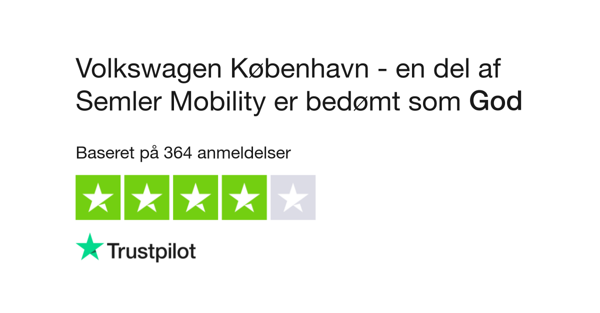 Anmeldelser af Volkswagen København | Læs kundernes anmeldelser vw-kbh.dk