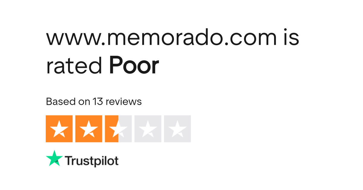 Www Memorado Com Reviews Read Customer Service Reviews Of Memorado Com