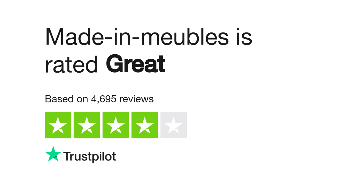 Made In Meubles Com Reviews Read Customer Service Reviews Of Www Made In Meubles Com