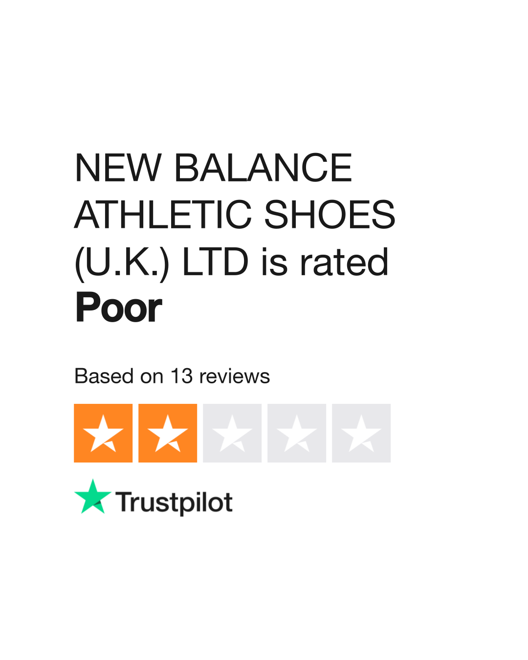 NEW BALANCE ATHLETIC SHOES U.K. LTD Reviews Read Customer