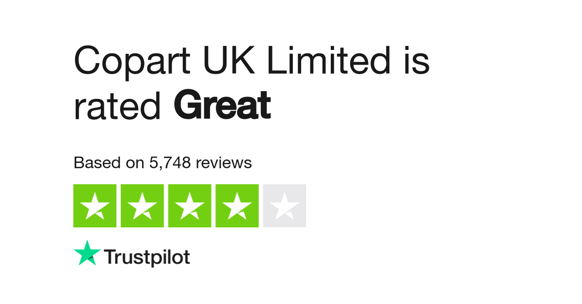 Copart Uk Limited Reviews Read Customer Service Reviews Of