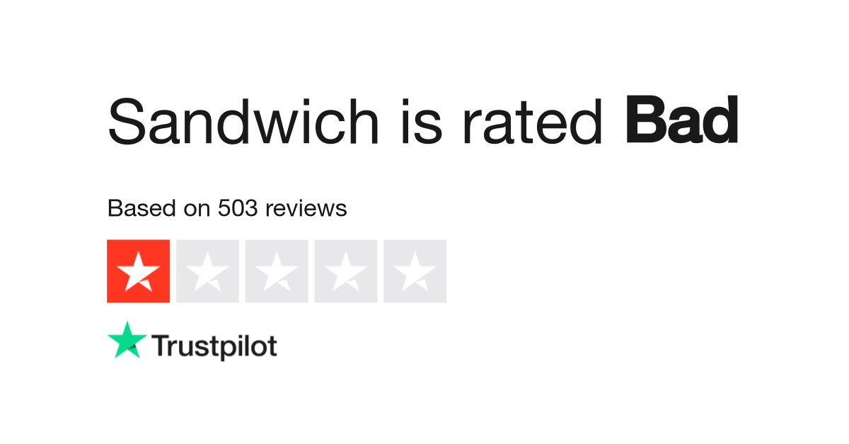 levenslang Respect Glimmend Sandwich Reviews | Read Customer Service Reviews of sandwich.eu