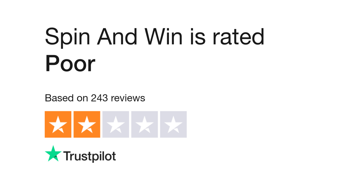 Spin And Win Reviews Read Customer Service Reviews Of Spinandwin Com