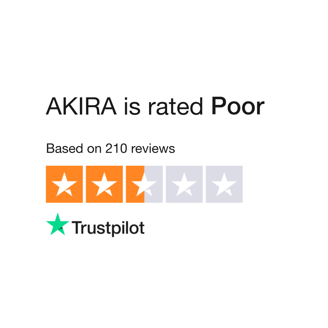 AKIRA Reviews  Read Customer Service Reviews of shopakira.com