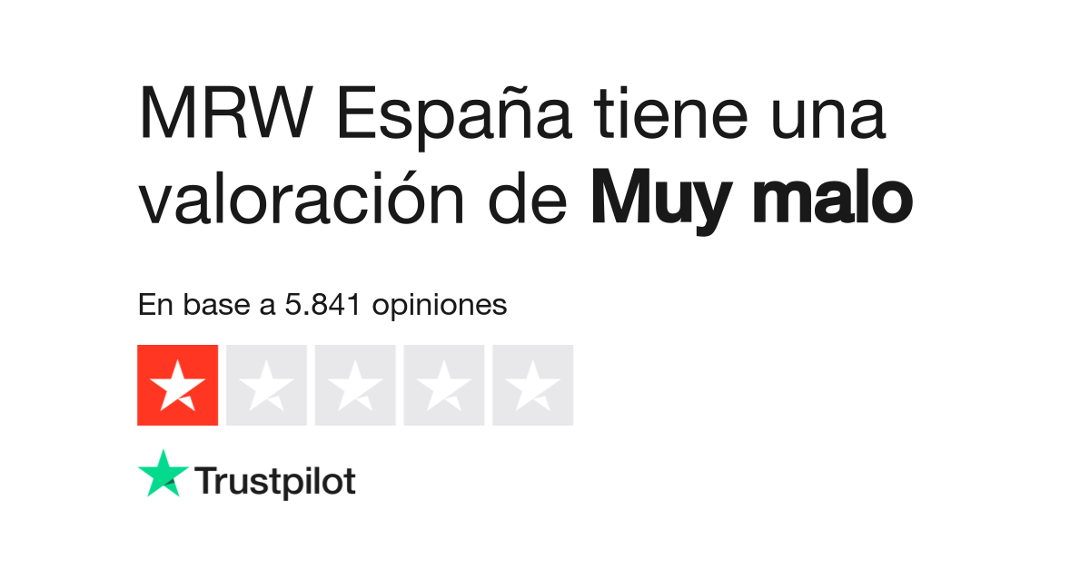 Opiniones De Mrw Espana Lee Opiniones Sobre El Servicio De Mrw Es