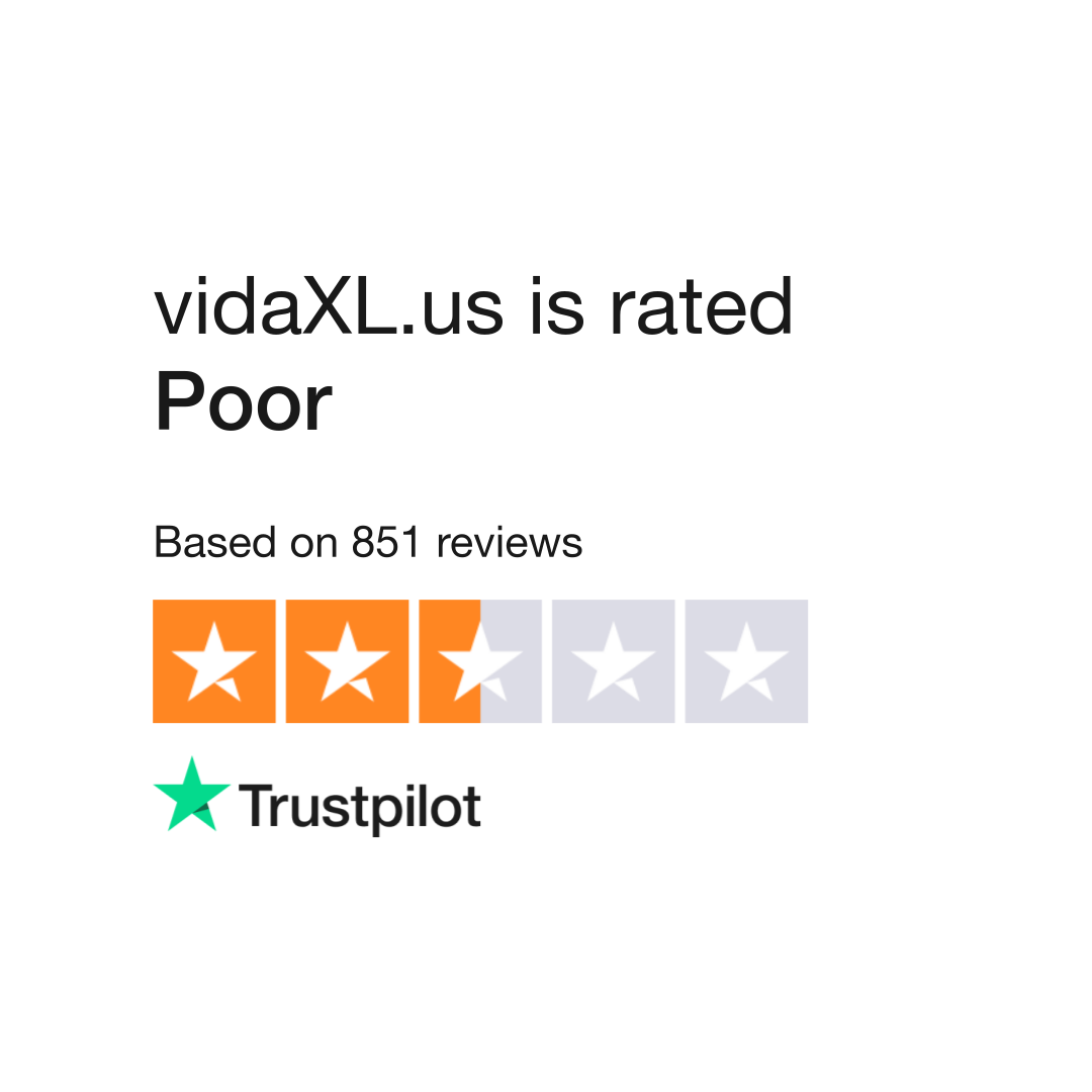 Knorretje verf vergroting vidaXL Reviews | Read Customer Service Reviews of vidaxl.com