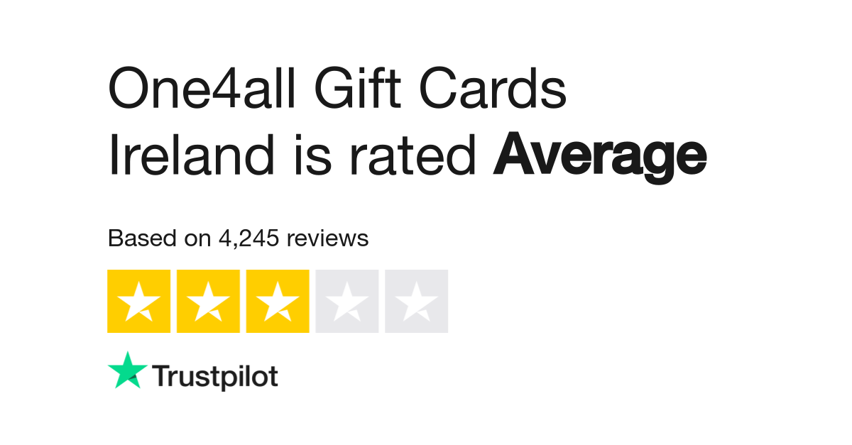 One4all Gift Cards Reviews Read Customer Service Reviews Of - one4all gift cards reviews read customer service reviews of one4all ie 2 of 29