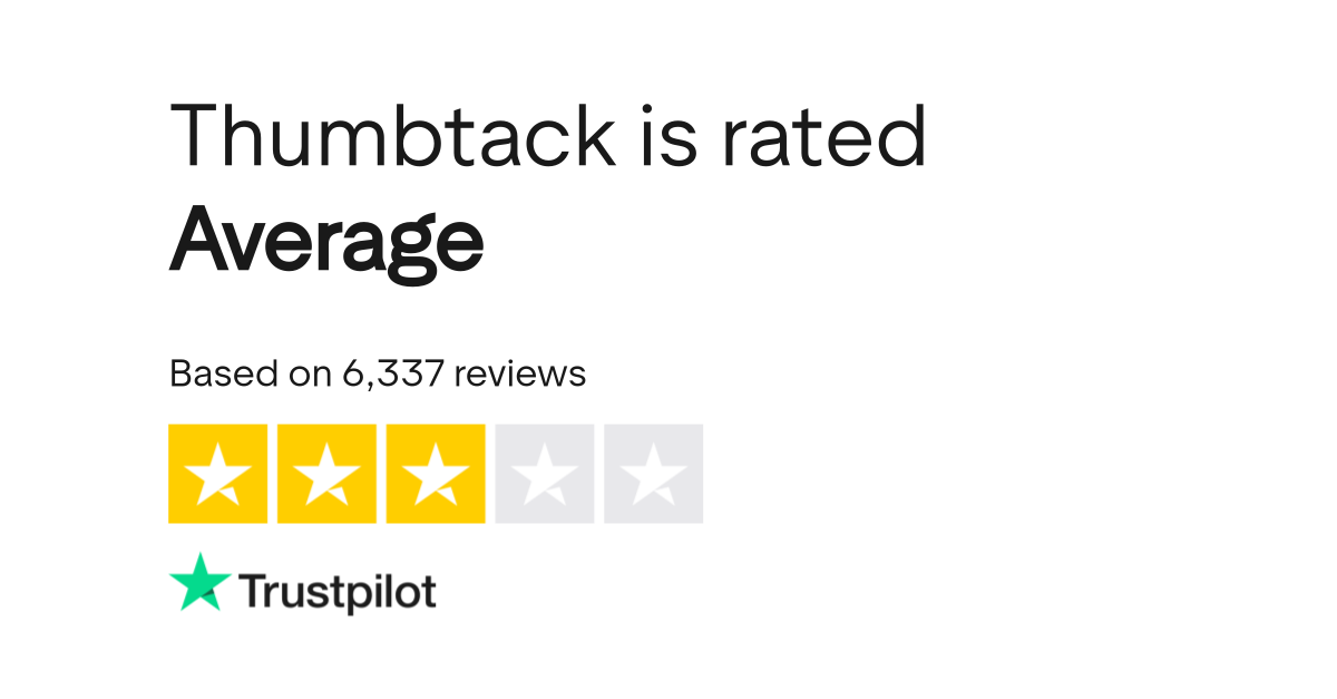 Thumbtack Reviews Read Customer Service Reviews of